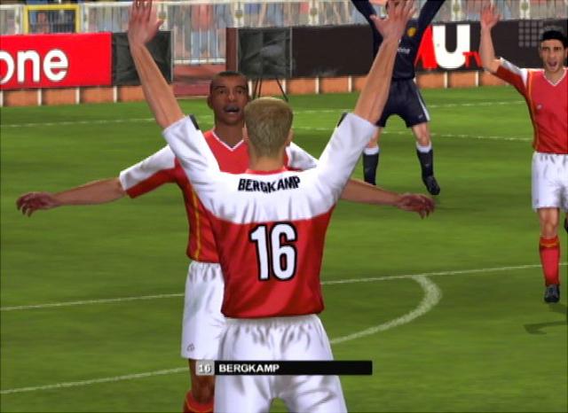 Arsenal Club Football 2005 - PS2 Screen