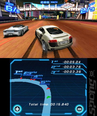 Asphalt 3D - 3DS/2DS Screen