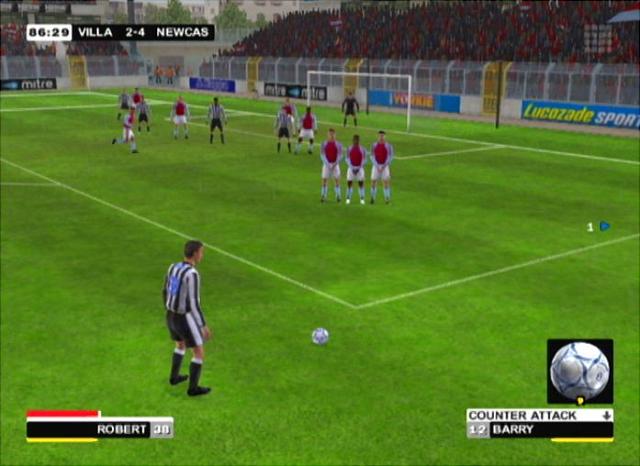 Aston Villa Club Football 2005 - Xbox Screen