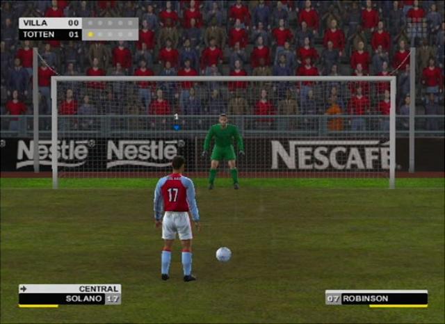 Aston Villa Club Football 2005 - Xbox Screen