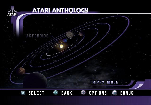 Atari Anthology - PS2 Screen