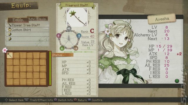 Atelier Ayesha: The Alchemist of Dusk - PS3 Screen