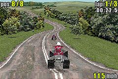 ATV Quad Power Racing - GBA Screen