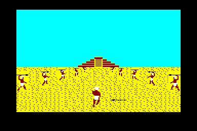 Aztec Challenge - C64 Screen