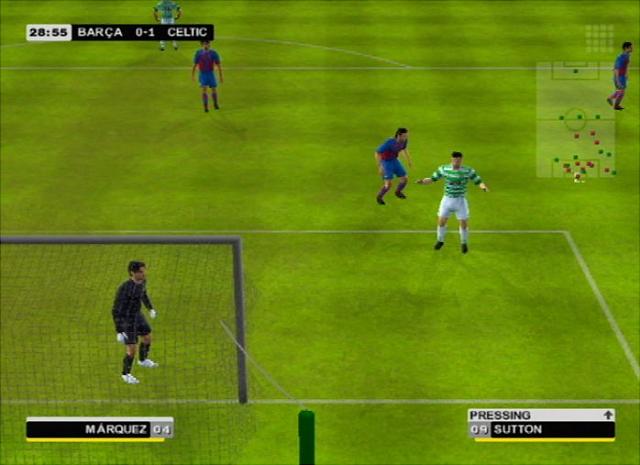 Barcelona Club Football 2005 - PS2 Screen