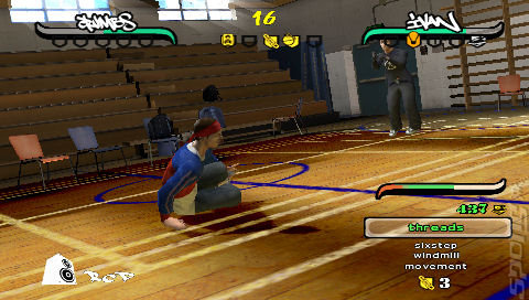 B-Boy - PSP Screen