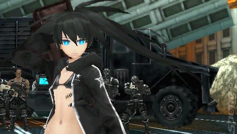 Black Rock Shooter: The Game (Working Title) - PSP Screen