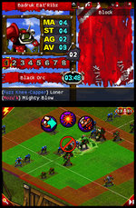 Blood Bowl  - DS/DSi Screen
