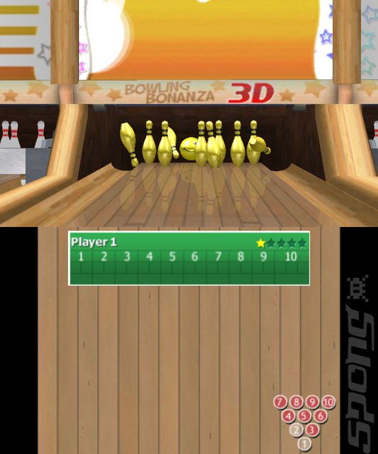 Bowling Bonanza 3D - 3DS/2DS Screen