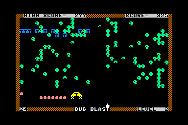 Bug Blast - C64 Screen