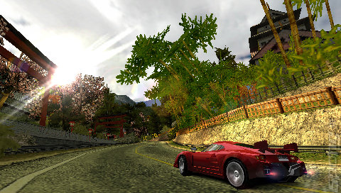 Burnout Dominator - PSP Screen