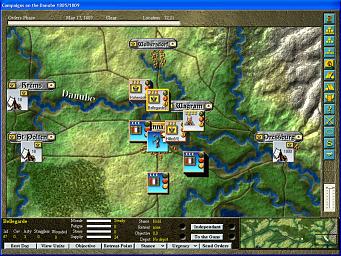 Campaigns on the Danube 1805 & 1809 - PC Screen