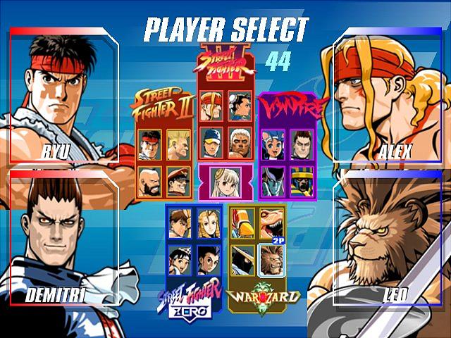 Capcom Fighting Jam - Xbox Screen