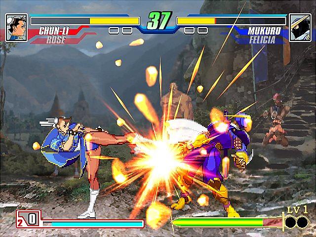 Capcom Fighting Jam - Xbox Screen