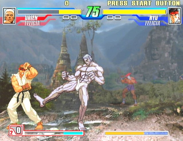 Capcom Fighting Jam - Xbox Screen