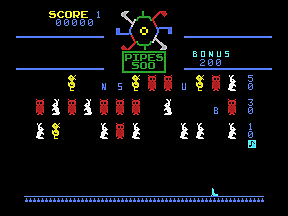 Carnival - Colecovision Screen