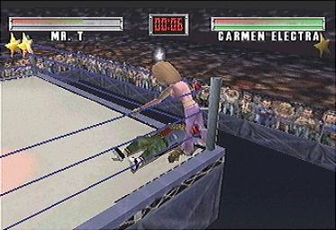 Celebrity Deathmatch - PlayStation Screen