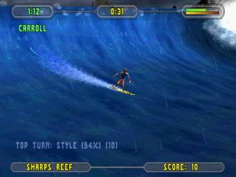 Championship Surfer - PlayStation Screen