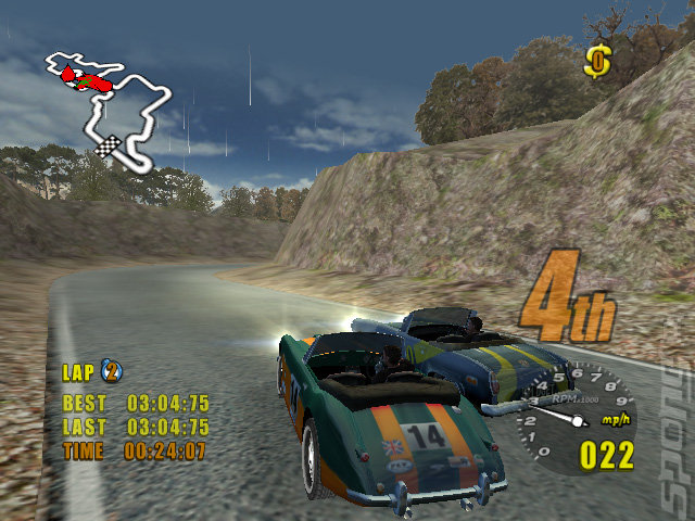 Classic British Motor Racing - Wii Screen