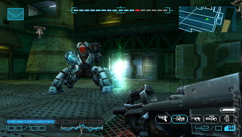 Coded Arms Contagion - PSP Screen