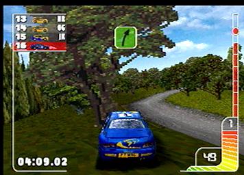 Colin McRae Rally - PlayStation Screen