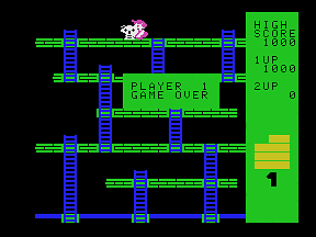 Cosmic Crisis - Colecovision Screen