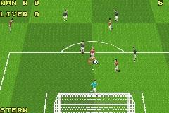 David Beckham Soccer - GBA Screen