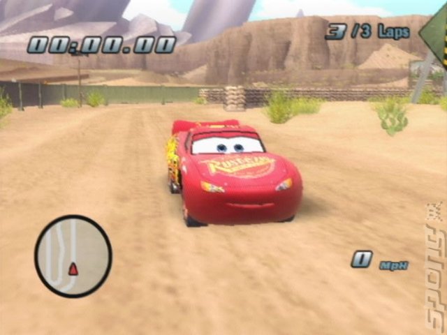 Disney Presents a PIXAR film: Cars - PS2 Screen