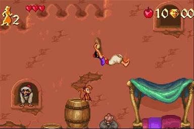 Disney's Aladdin - GBA Screen