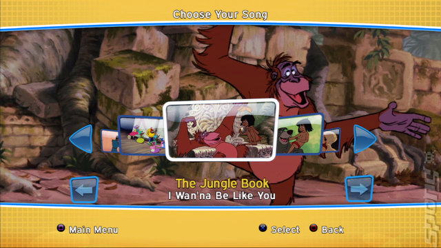 Disney Sing It: Family Hits - Wii Screen