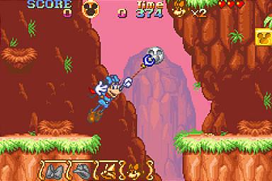 Magical Quest Starring Mickey and Minnie - GBA Screen