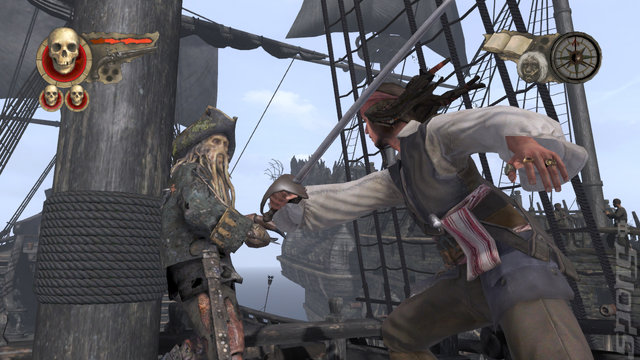 Disney's Pirates of the Caribbean: At World's End - Wii Screen