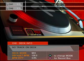 DJ: Decks & FX - PS2 Screen