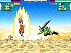 Dragon Ball Z: Supersonic Warriors - GBA Screen