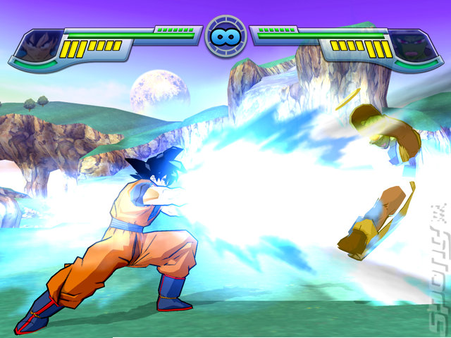 Dragon Ball Z Infinite World - PS2 Screen