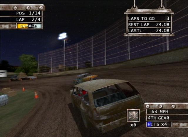 Driven to Destruction - PS2 Screen