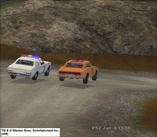 Dukes of Hazzard: Return of the General Lee - PS2 Screen