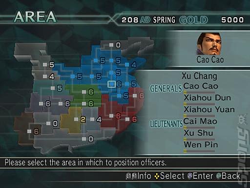 Dynasty Warriors 5: Empires - PS2 Screen