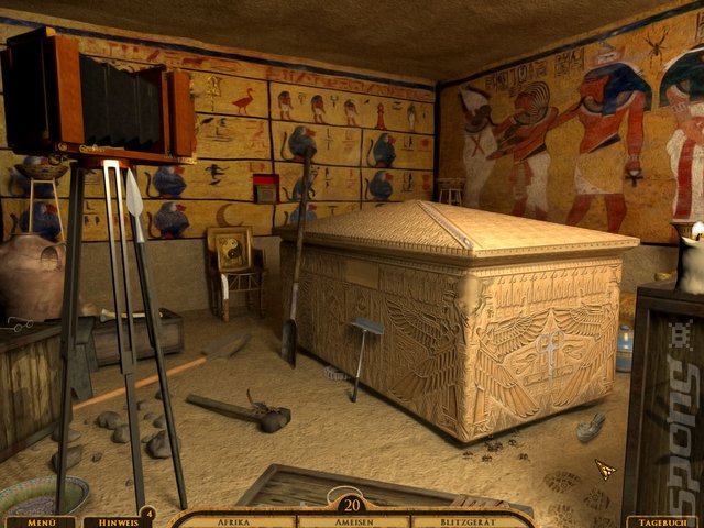Emily Archer and the Curse of Tutankhamun - PC Screen