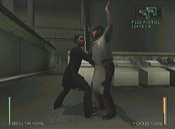 Enter the Matrix - PS2 Screen