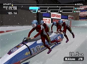 ESPN International Winter Sports - PS2 Screen