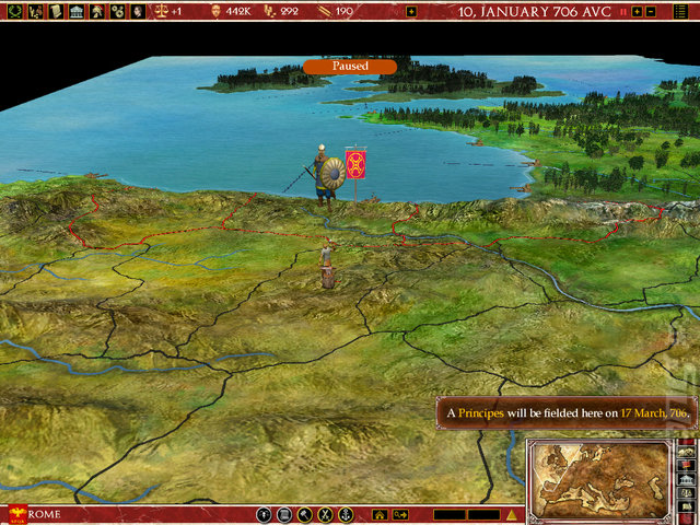 Europa Universalis: Rome Gold - PC Screen
