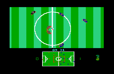 European Football Champ - C64 Screen