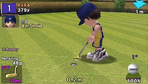 Everybody's Golf - PSP Screen