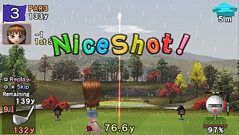 Everybody's Golf - PSP Screen