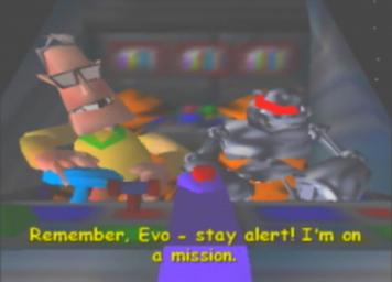 Evo's Space Adventures - N64 Screen