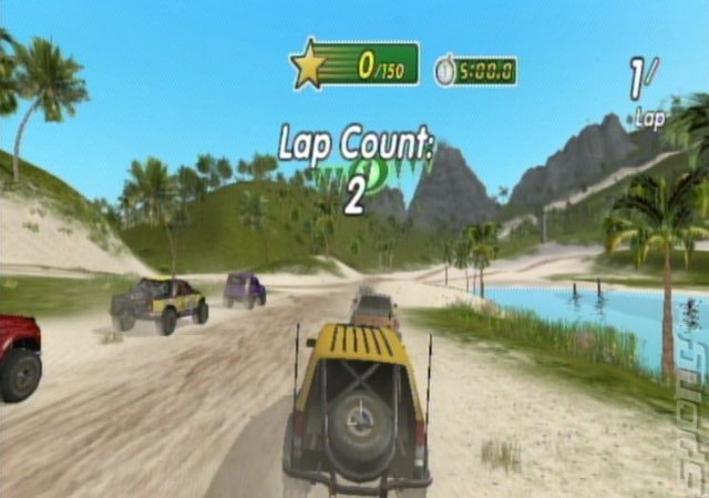 Excite Truck - Wii Screen