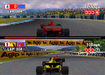 F1 2000 - PlayStation Screen