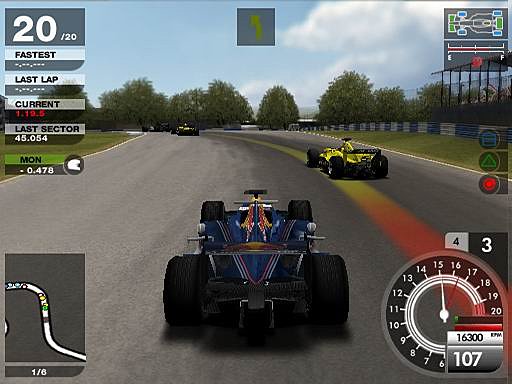 F1 05 - PS2 Screen