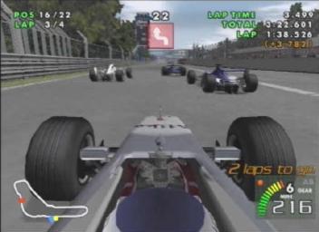 F1 Racing Championship - PS2 Screen